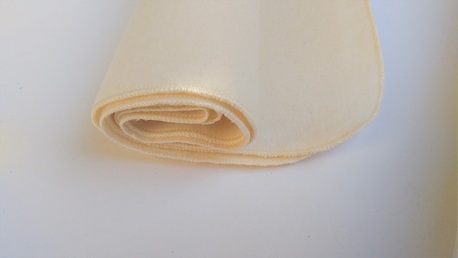 Pielucha flanelowa, bawełna niebielona, 80×80 cm (1)