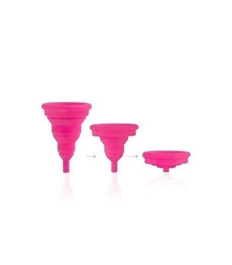 Składany kubeczek menstruacyjny, Lily Cup Compact, Rozmiar B, INTIMINA (4)